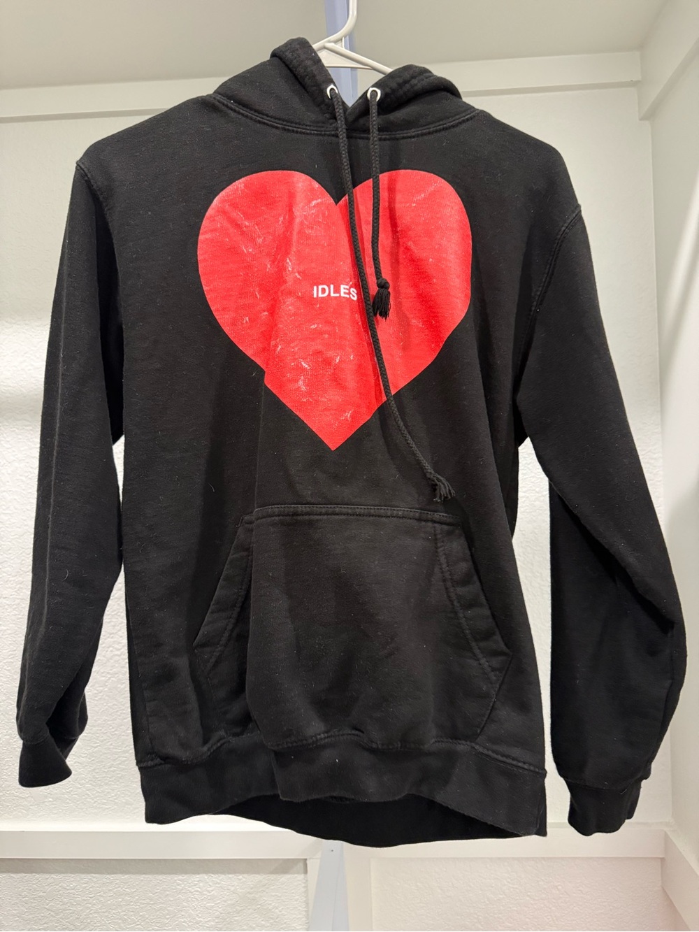IDLES Heart Graphic Black Hoodie